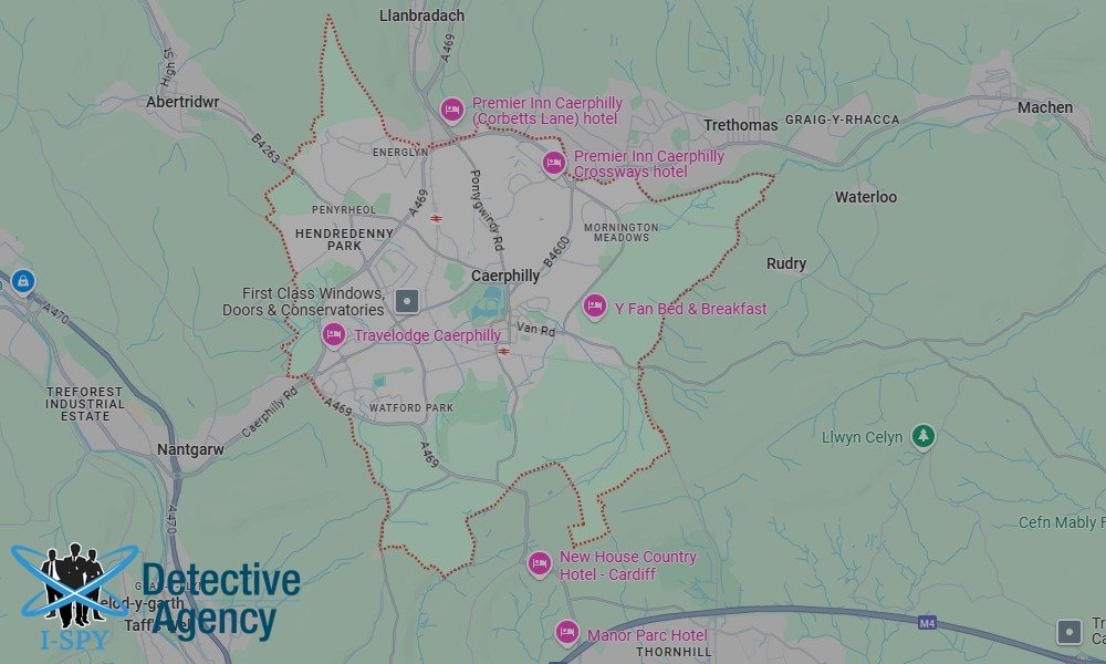 We process serve legal documents in all areas of Caerphilly