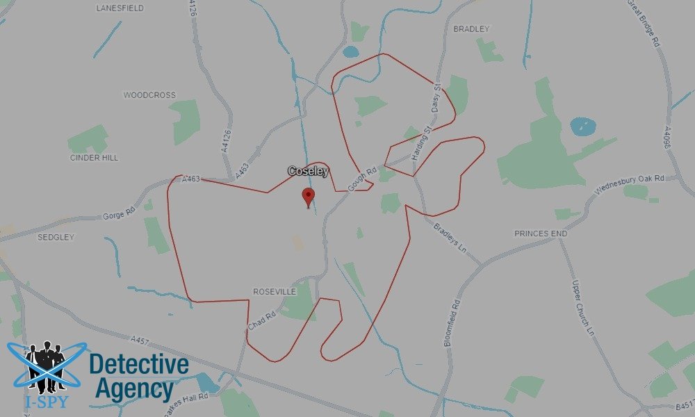 We process serve legal documents in all areas of Coseley