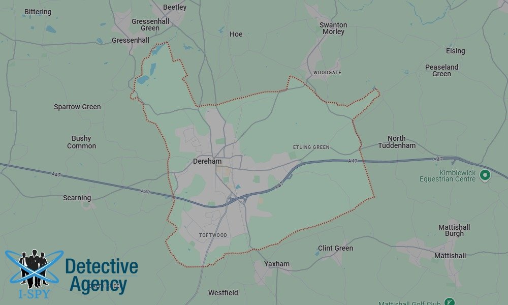 We process serve legal documents in all areas of Dereham