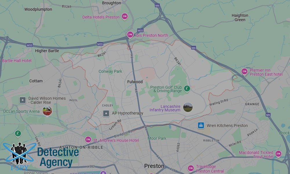 We process serve legal documents in all areas of Fulwood