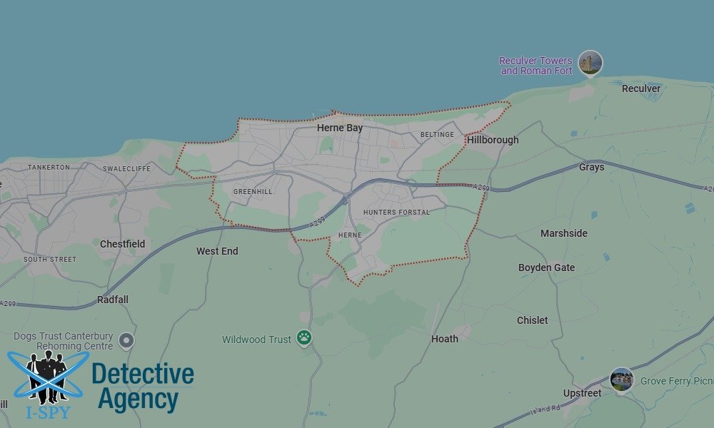 We process serve legal documents in all areas of Herne Bay