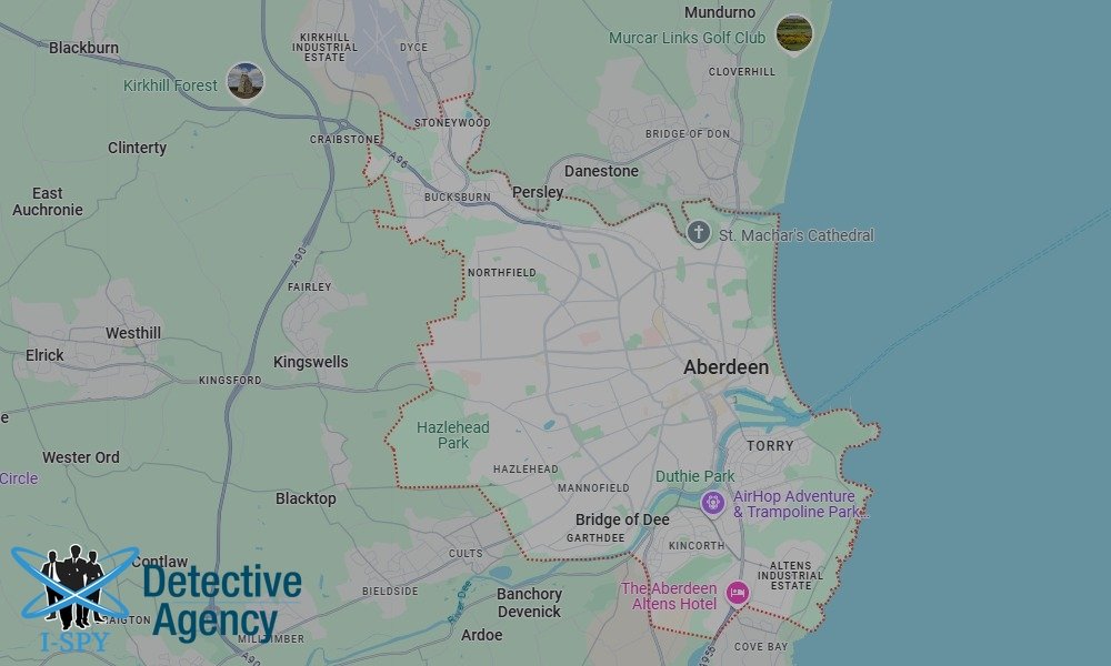 Our Detectives operate across the entire Aberdeen area