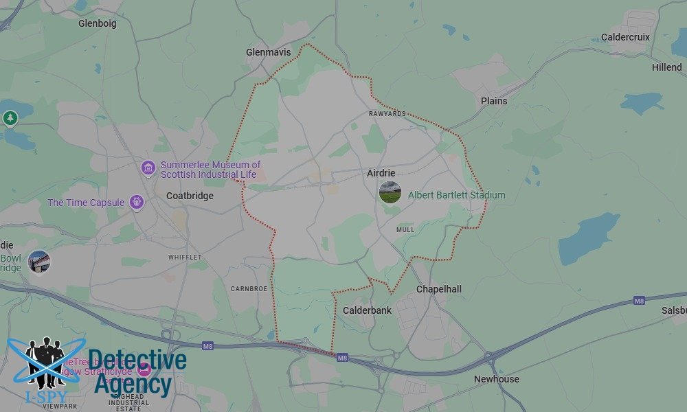 Our Detectives operate across the entire Airdrie area