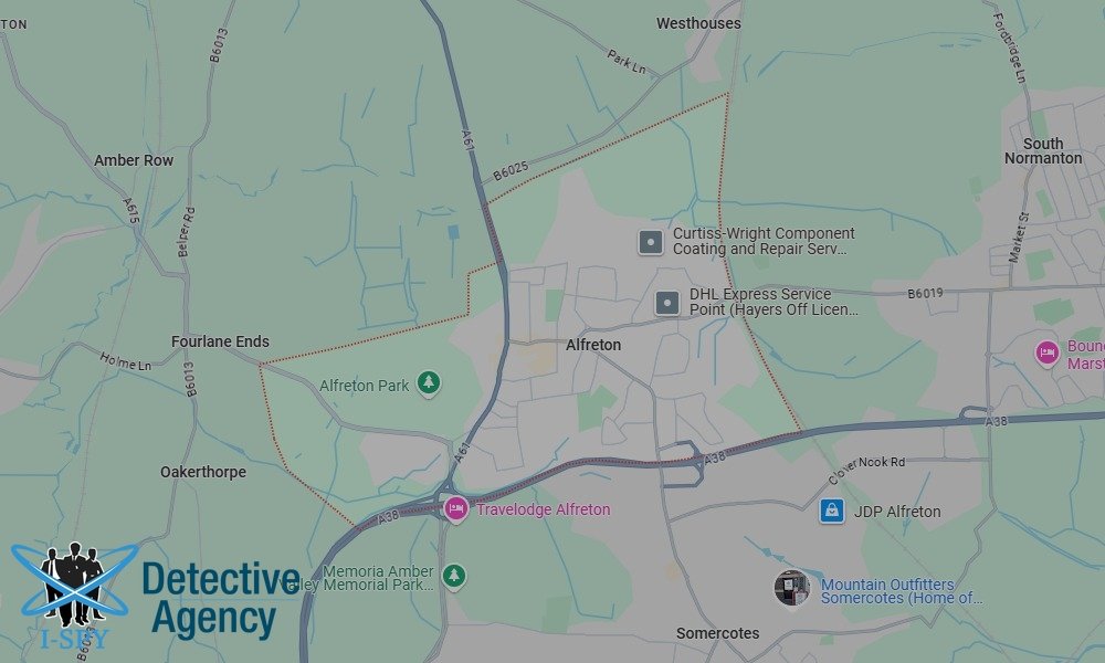 Our Detectives operate across the entire Alfreton area