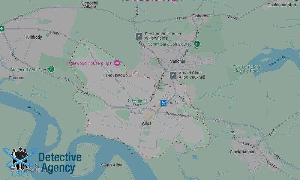 Our Detectives operate across the entire Alloa area