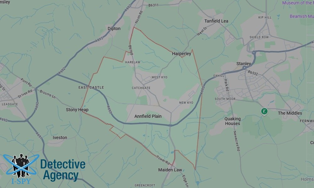 Our Detectives operate across the entire Annfield Plain area