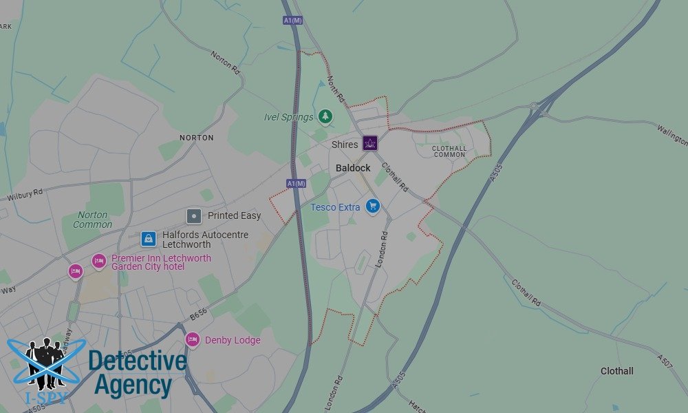 Our Detectives operate across the entire Baldock area