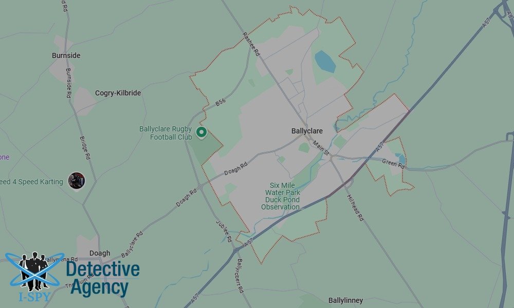 Our Detectives operate across the entire Ballyclare area