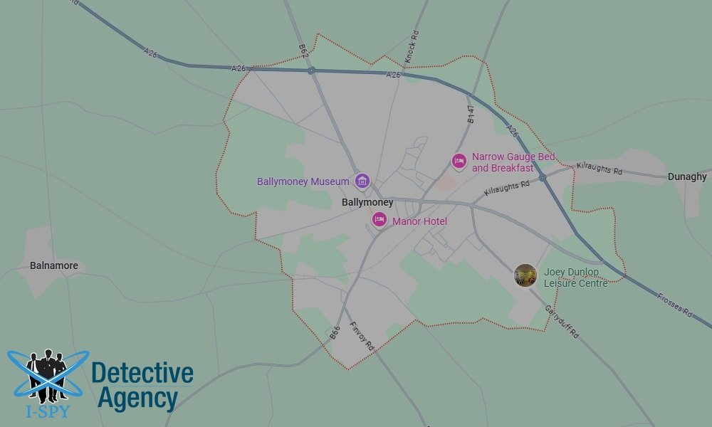Our Detectives operate across the entire Ballymoney area