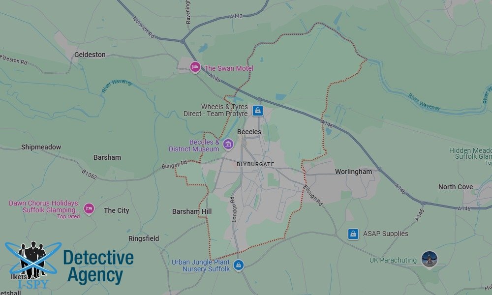 Our Detectives operate across the entire Beccles area