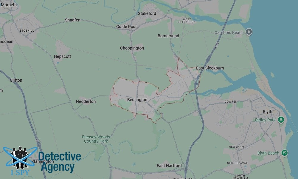 Our Detectives operate across the entire Bedlington area