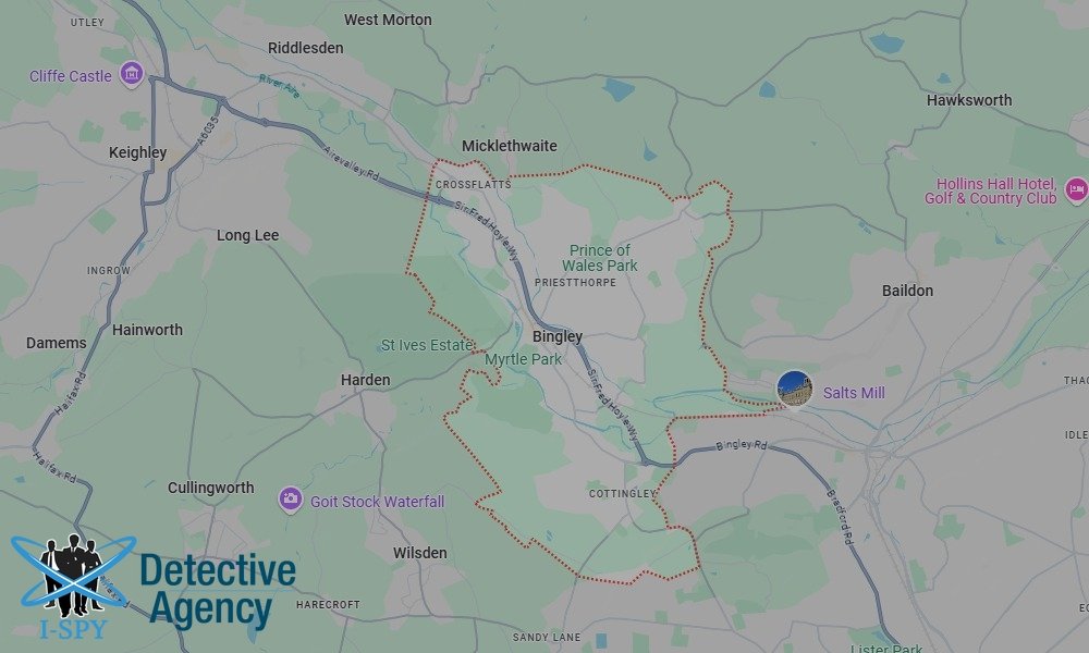 Our Detectives operate across the entire Bingley area