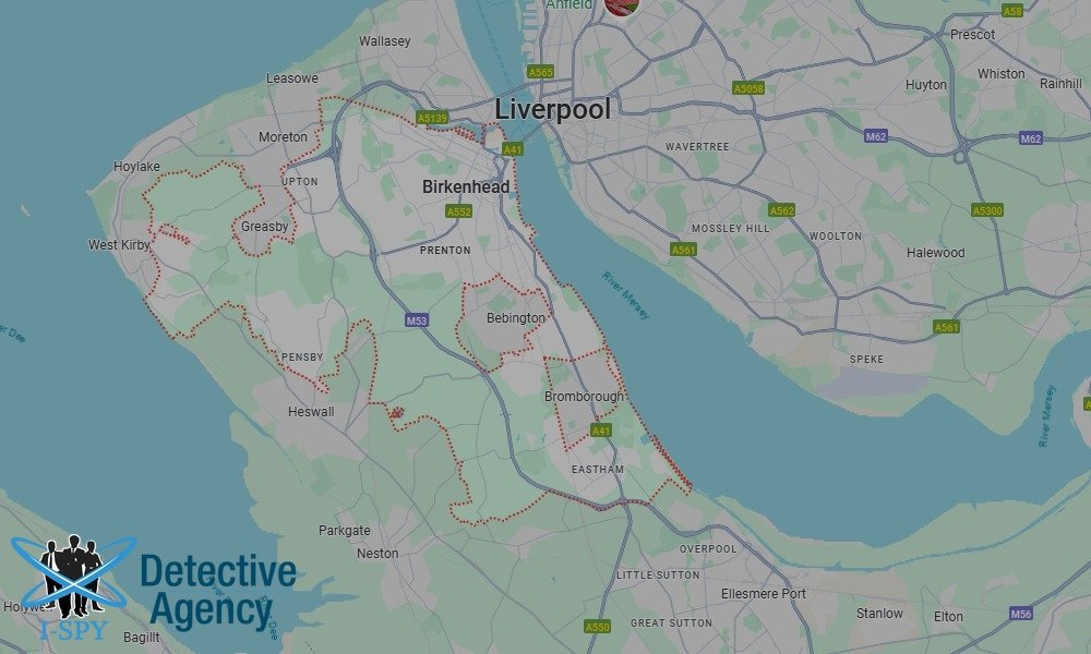 Our Detectives operate across the entire Birkenhead area