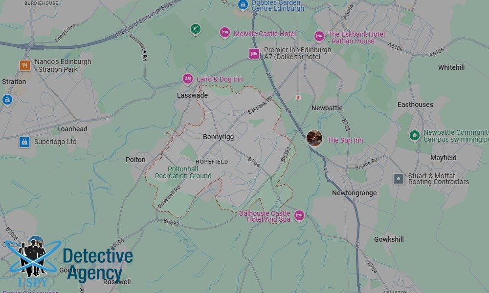 Our Detectives operate across the entire Bonnyrigg area