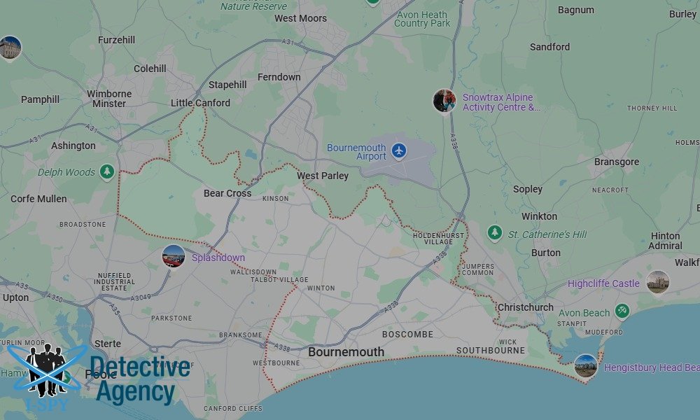 Our Detectives operate across the entire Bournemouth area