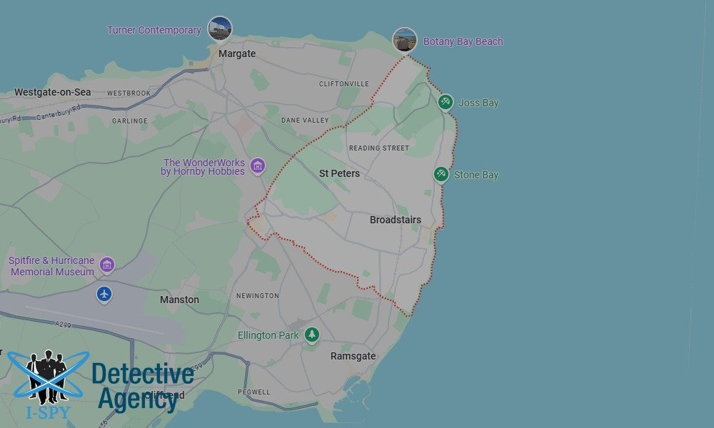 Our Detectives operate across the entire Broadstairs area