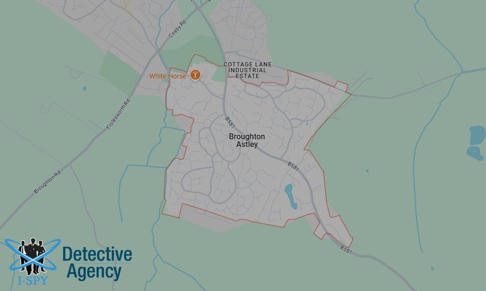 Our Detectives operate across the entire Broughton Astley area