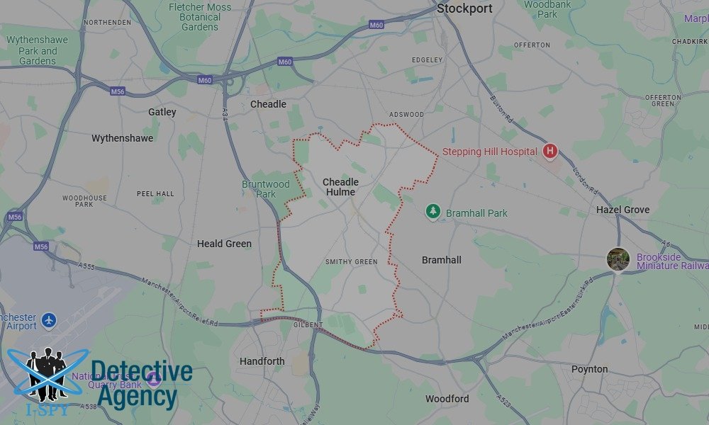 Our Detectives operate across the entire Cheadle Hulme area