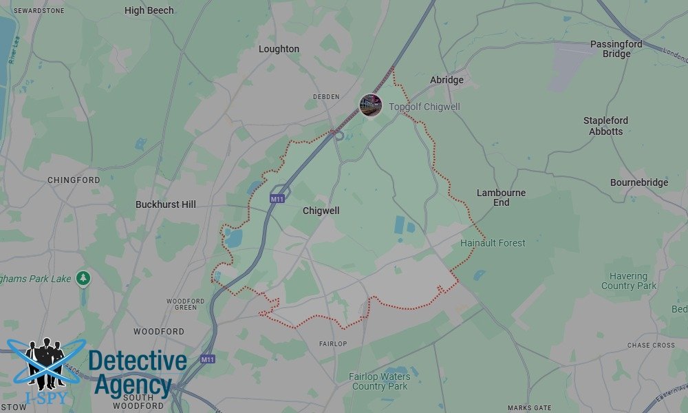 Our Detectives operate across the entire Chigwell area