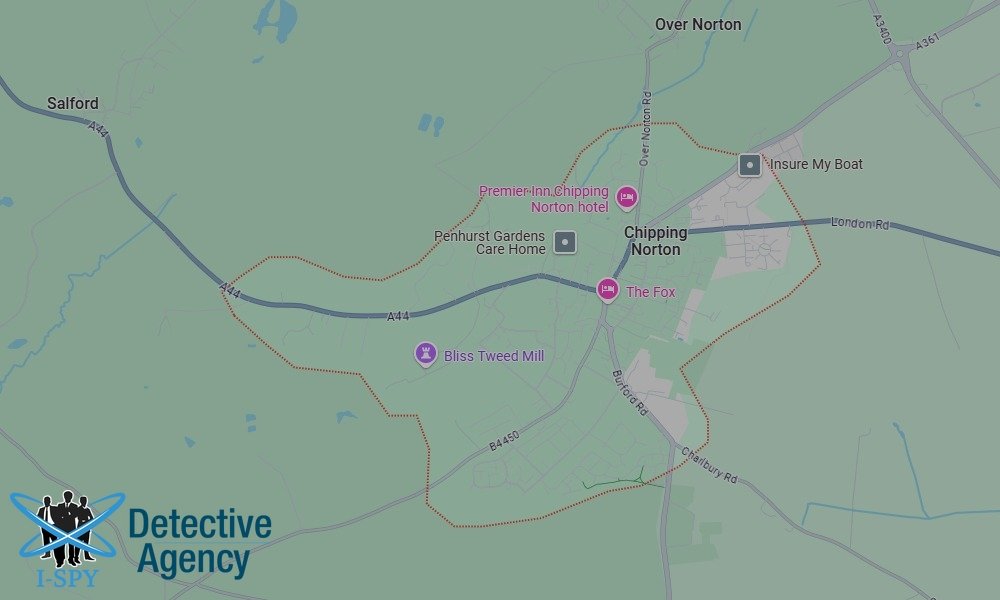 Our Detectives operate across the entire Chipping Norton area