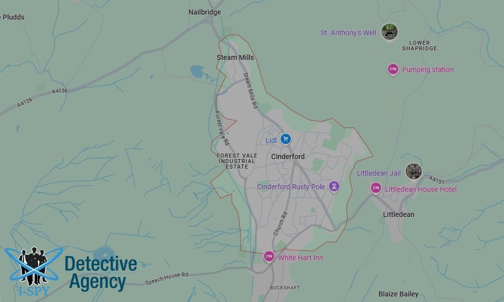 Our Detectives operate across the entire Cinderford area