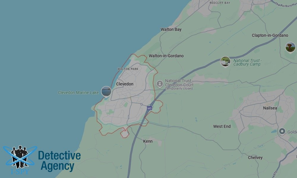 Our Detectives operate across the entire Clevedon area