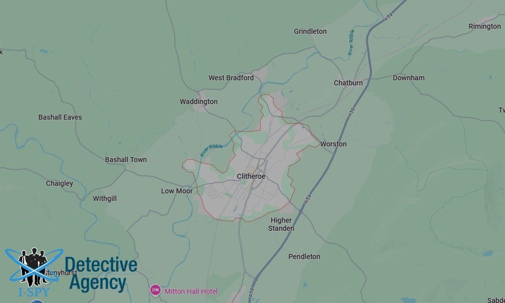 Our Detectives operate across the entire Clitheroe area