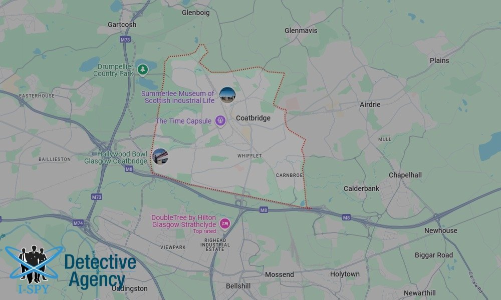Our Detectives operate across the entire Coatbridge area