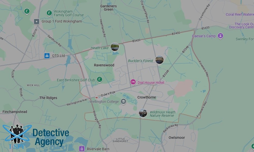 Our Detectives operate across the entire Crowthorne area