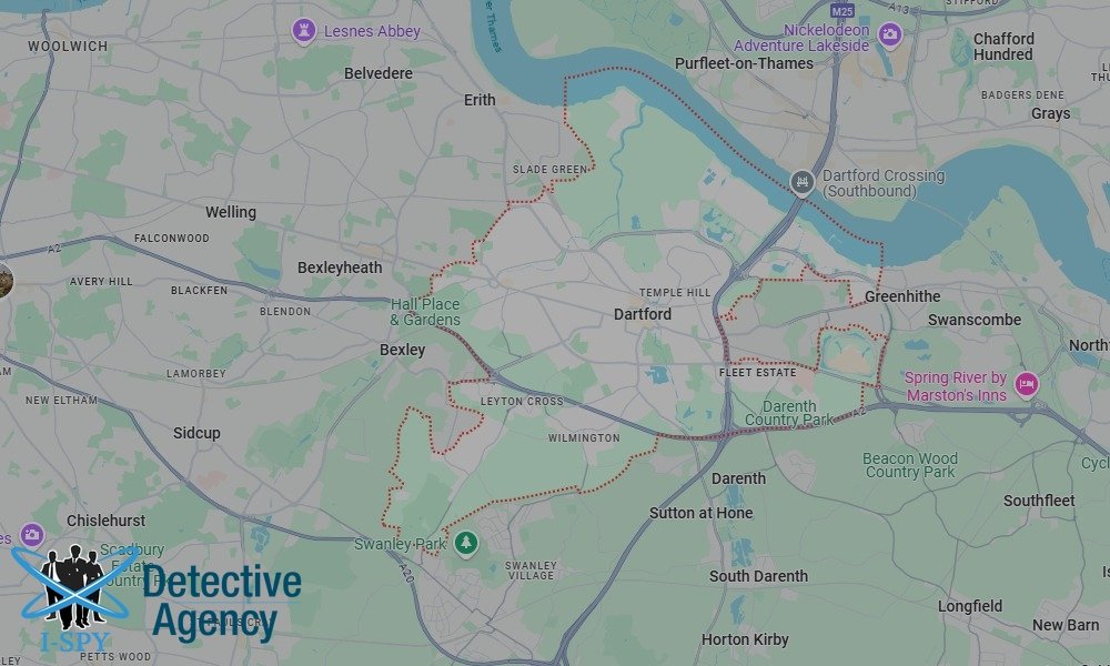 Our Detectives operate across the entire Dartford area