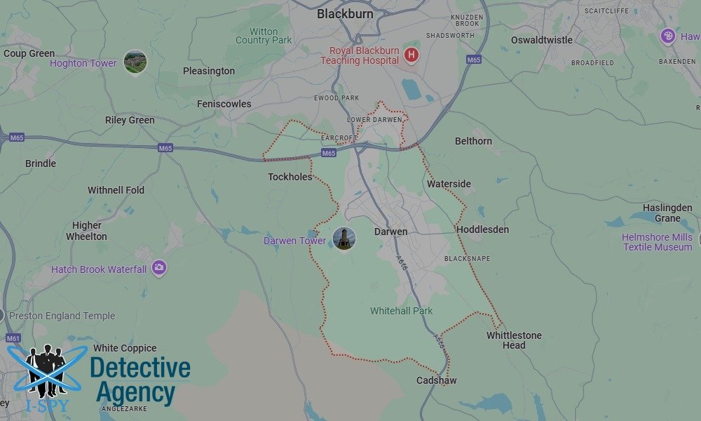 Our Detectives operate across the entire Darwen area