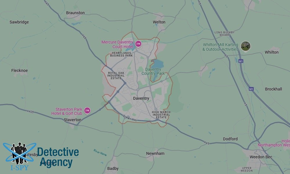Our Detectives operate across the entire Daventry area