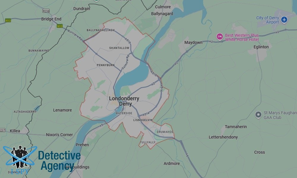 Our Detectives operate across the entire Derry area