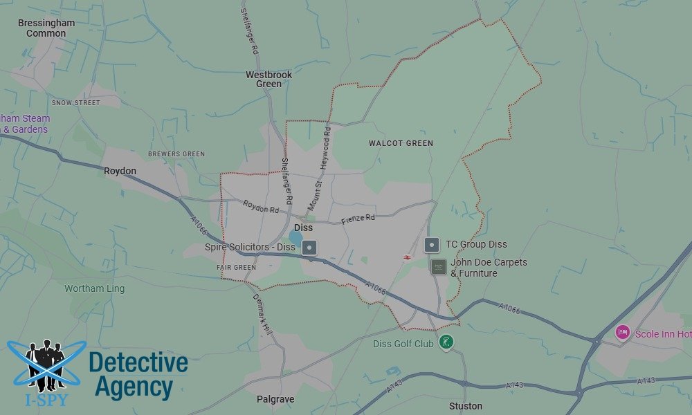 Our Detectives operate across the entire Diss area