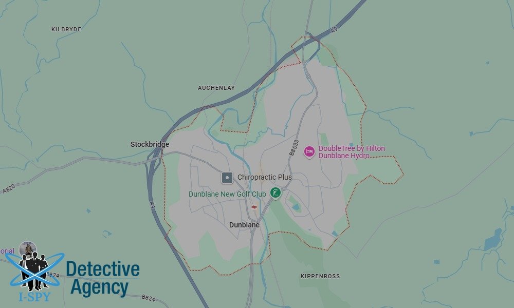 Our Detectives operate across the entire Dunblane area