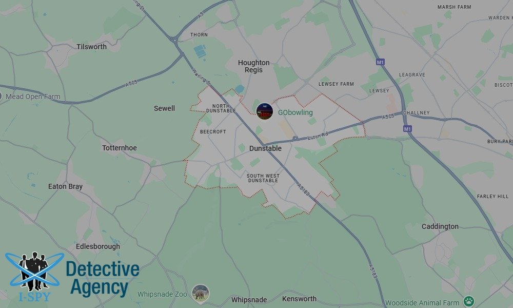 Our Detectives operate across the entire Dunstable area