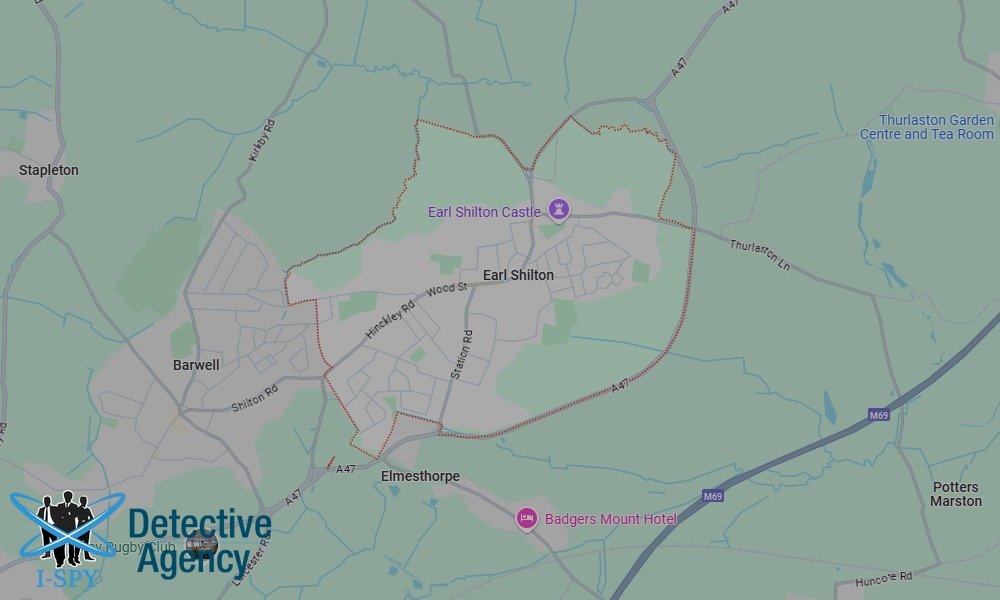 Our Detectives operate across the entire Earl Shilton area