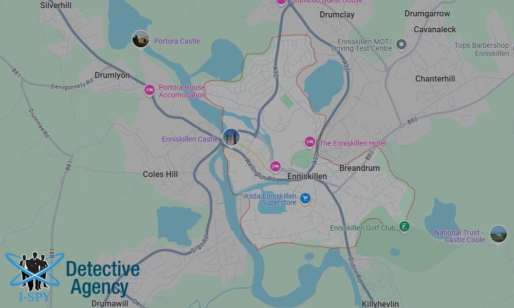 Our Detectives operate across the entire Enniskillen area