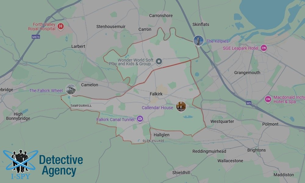 Our Detectives operate across the entire Falkirk area