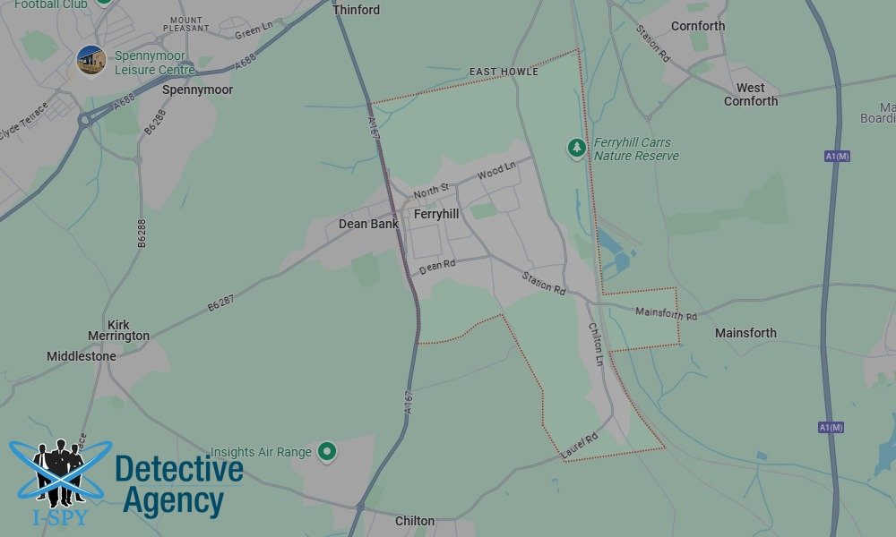 Our Detectives operate across the entire Ferryhill area