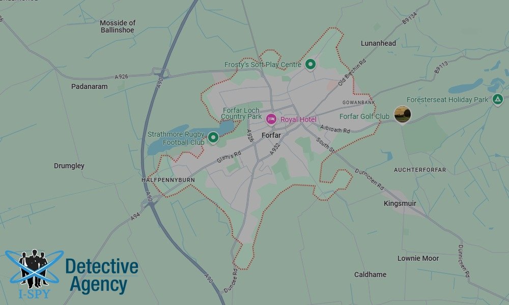 Our Detectives operate across the entire Forfar area