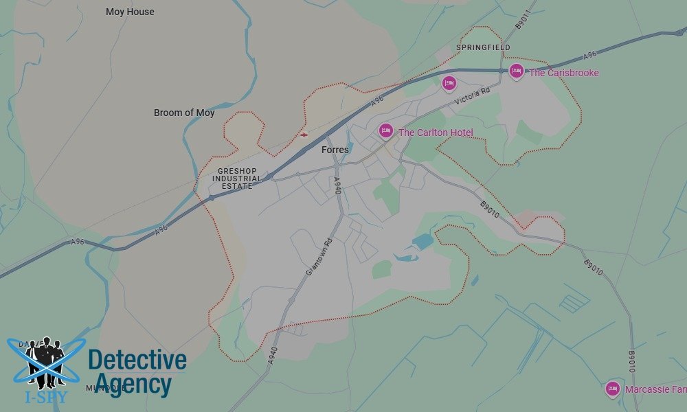 Our Detectives operate across the entire Forres area