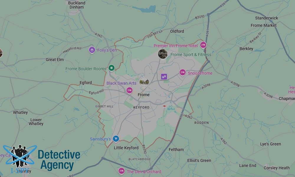 Our Detectives operate across the entire Frome area