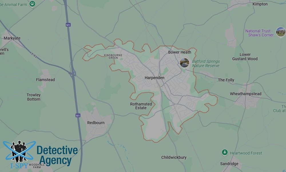 Our Detectives operate across the entire Harpenden area