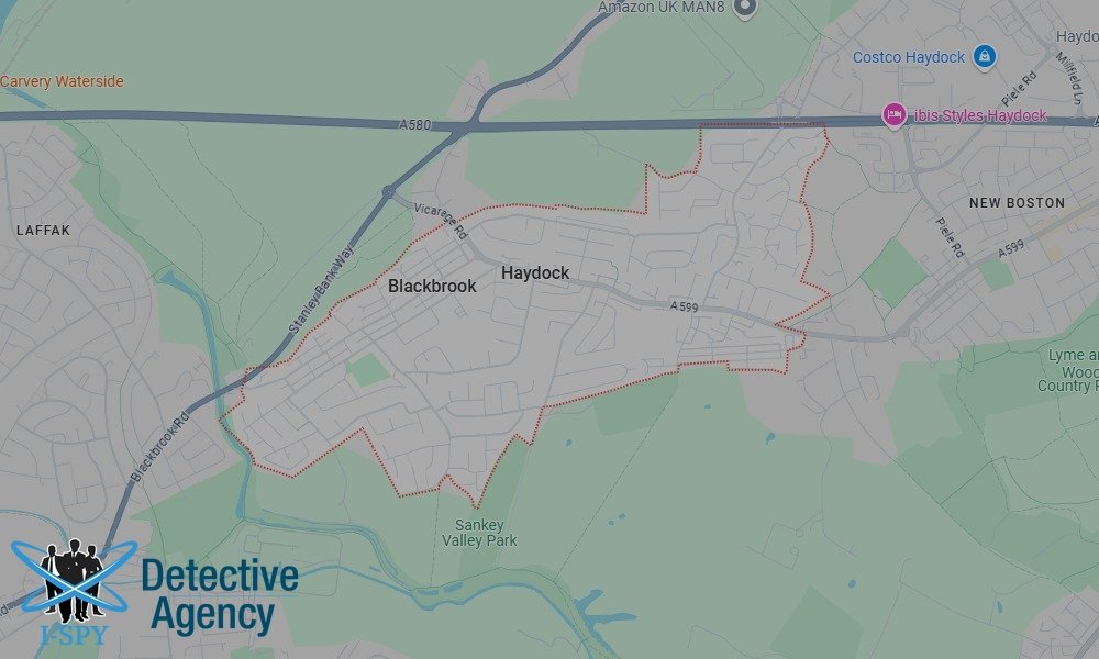 Our Detectives operate across the entire Haydock area