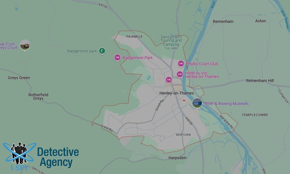 Our Detectives operate across the entire Henley-on-Thames area