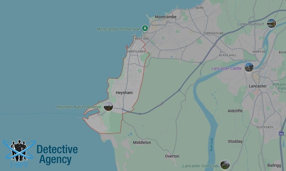 Our Detectives operate across the entire Heysham area
