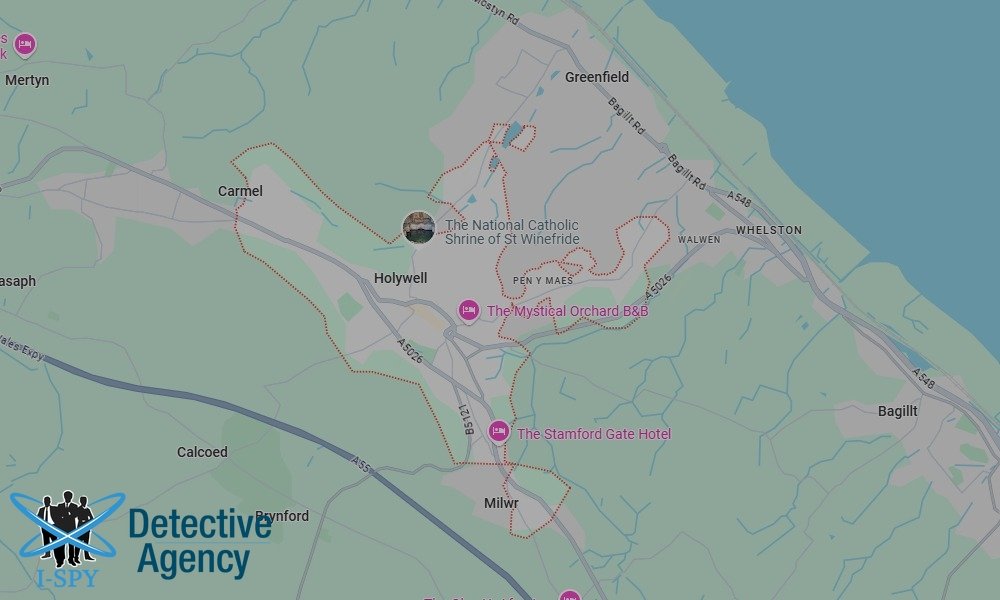 Our Detectives operate across the entire Holywell area