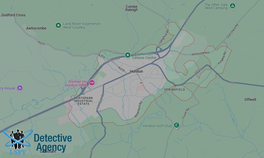 Our Detectives operate across the entire Honiton area
