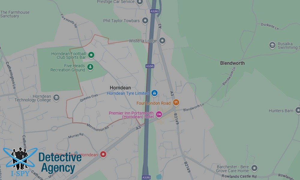 Our Detectives operate across the entire Horndean area
